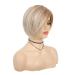 Baruisi Short Blonde Wig for White Women - Layered Synthetic Bob Wig with Side Part for Halloween Party Cosplay - Includes Wig Cap (Platinum Blonde) - Buy Online on GoSupps.com