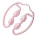 Tofficu Neck-Schulter massage device 1PC Linset Uh arms loose plastic hand muscle tissue foam foam foam ring wheel fascia elbow massage handheld degree for depth 25x22x5cm pink