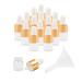 dijiusidy Empty Liquid Bottle With Glass Pipettes Refillable Leakproof Travel Dispenser Vacation Household Cosmetic Container Aromatherapy Transparent 2ml Transparent 2ml