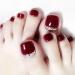 Brishow Artificial Nails Foot False Toenails Acrylic Stick on Toenails 24pcs For Women and Girls (c) Geometric