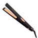 FoxyBae Tr s Sleek Titanium Flat Iron Hair Straightener - Frizz-Free Shinier & Smoother Hair - Dual Voltage Hair Styling Tools - w/LCD Display Temperature Control Auto Shut-Off 1" Black Rose-Gold 1 inch Black - Rose Gold