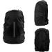 MOPHOEXII 2 Pack Waterproof Backpack Rain Cover | Reflective Strip | Black+Black M | Ideal for Bicycling/Hiking | 25L-40L Capacity - Buy Online on GoSupps.com
