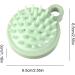 Premium Green Shower Head Skin Brush & Hairbrush - Silicone Bristles for Wet & Dry Use | Ideal Shower Accessories for Men Women & Teens - Buy Online on GoSupps.com