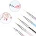 Voarge 5Pcs Two Way Nail Dotting Pen Marbleizing Tool Set Manicure Drill Drawing Nails Brush Pen Double Ended Dotting Tools Set Nail Dotting Painting Drawing Pens - Buy Online on GoSupps.com