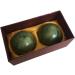 Jade Massage Balls for Stress Relief | Hand Massage Baoding Balls - 2pcs for Health & Relaxation - Buy Online on GoSupps.com