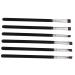 Didiseaon 6pcs Flat Eyebrow Brush Makeup Brush Cosmetics Tool Eye Liner Brush Eyes Travel Wooden Pole