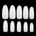Makartt oval press on nails short 500pcs nail tips full cover nail tip false nail acrylic nail tip 10 sizes a-04 natural round nail tip