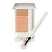 TEONEI Foundation Sponge Powder Brush Set - 3 Soft Mushroom Head Makeup Applicators for Flawless Concealer - Ideal for All Skin Types - Buy Online on GoSupps.com