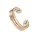 Yinox female pure copper magnet jewelry 3500 Gauss strong magnetic field effectively relieves arthritis and migraines three-colored female magnetic ring (4-magnets)