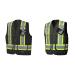Pioneer Heavy-Duty Reflective Surveyor Work Safety Vest | Construction Reflective Surveyor's Safety Vest - Radio Pocket and Pen Slots