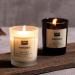 Aromatherapy Candles - Natural Soy Wax Home Scented (Black/Wild Bluebell) | International Shipping Available - Buy Online on GoSupps.com