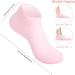 Buy XL Silicone Socks for Dry Cracked Feet - 2 Pairs Non-Slip Moisturizing Heel Socks for Men & Women (Pink) - Ultra-High Stretch Foot Care Pedicure Socks - Buy Online on GoSupps.com