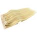 Larafona Human Hair Clip In Hair Extensions Real Natural Hair Extensions 100% Remy Hair Honey Blonde Highlights Blonde P27/613# 120g 20inch/50cm 50cm P27/613-ST - Buy Online on GoSupps.com