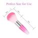 Nail Powder Brush Set - 4 Pcs Nail Dust Cleaner Brushes for UV Gel & Acrylic Nails | Nail Art Essentials in Red Pink Purple & Green - Buy Online on GoSupps.com