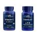 Life Extension Vitamin C & Quercetin Plus Vitamin D3 5000 IU - 250 Tablets Vitamin C Immune Support Plus 60 Vitamin D3 Softgels for Bone Brain & Immune Health