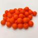 50pcs 15mm Orange Peel Color Silicone Round Beads - Sensory Pearl Bead Bulk for DIY Jewelry Making and Mom Necklace Decoration - Buy Online on GoSupps.com