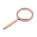 Vintage Reading MagnifierHandheld Magnifiers Aluminum Alloy Frame 20X/15X/10X Jewelry Magnifier for Precision Instrument Repair (10x)
