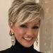 QUEENTAS Pixie Layered Short Blonde Wigs for White Women Black Women Synthetic Hair (Blonde Mixed Brown) A-Blonde Mixed Brown