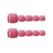 Yienate Bridal Jelly Rose Pink False Toe Nails - 24Pcs Full Cover Chic Nail Tips for Perfect Feet - Buy Online on GoSupps.com
