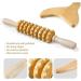 Premium GUA SHA & Massage Tools - 2-Piece Lymphatic Drainage & Anti-Cellulite Roller Set for Muscle Recovery | International Shipping - Buy Online on GoSupps.com