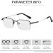 Miryea Photochromic Progressive Multifocal Reading Glasses - UV400 Protection Trifocal Transition Glasses for Women - Mnne Black 1.5x - Buy Online on GoSupps.com