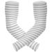 Grey Striped Compression Arm Sleeve Cooling Arm Shield for Men Women Arm Skin Protector Sleeves UPF 40+ Sun Protection Moisture Wicking