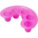 1 bol ongles cinq doigts pour un retrait rapide et facile des ongles polis bol ergonomique pour trempage des ongles rose rouge - Buy Online on GoSupps.com