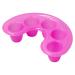 1 bol ergonomique pour tremper efficacement les doigts et la pr paration de la manucure pour salon et usage domestique rose rouge
