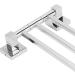 Stainless Steel 180 Rotatable Bath Towel Bar & Rack - Chrome Plated Towel Hanger for Bathroom | Durable Towel Holder & Bathrobe Storage - Buy Online on GoSupps.com