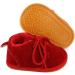LACOFIA Baby Winter Shoes, Anti-Slip Lace-Up Booties for 12-18 Months - Red - Buy Online on GoSupps.com
