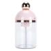 Facial Cleanser Foam Cup 500ml Capacity Quick Charging with Motion Sensor LED Light for Bathroom and Travel () Pink