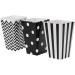 HOMSFOU 48pcs Popcorn Carton Party Bag Gift Bag Party Candy Cartons Candy Bar Bag Candy Buffet Bags Candy Bag European and American 1 count (Pack of 1) Black - Buy Online on GoSupps.com