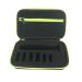 dijiusidy razor storage bag hard shell case lightness of organizer shockproof portable protection width application wearing bags men travel black