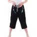 Mens Urine Bag Pants Care Underwear Catheter Shorts Urinate Drainage Bag Pants for Elderly (Color : Black Size : L/Large) L/Large Black