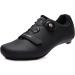 ArtVep Racing Bike Shoes for Men & Women - SPD-SL & Delta Compatible MTB Shoes - Peloton Compatible - Size 44 EU - Black - Buy Online on GoSupps.com