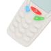 Safe Silicone Teething Toy - Funny Mobile Phone Shaped (Milky White) - Buy Online on GoSupps.com