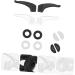 Beavorty Anti-Slip Glasses Covers - 3 Set Eyewear Hooks & Accessories - Durable & Stylish Nasal Stick for Students - Black & White - Buy Online on GoSupps.com