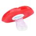 Baby Pacifier Funny Lips Food Grade Silicone Pacifier Soft Silicone Pacifier Fun Nipple Fit Boys and Girls(Red)