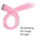 12 Pcs Colored Hair Extensions Colorful Clip in Hair Extensions 22 inch Synthetic Straight Hair Extensions for Kids Girls Women Pink series - Buy Online on GoSupps.com