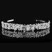 Handmade Crystal Rhinestone Flower Tiara Headband for Bridal Wedding Events - Buy Online on GoSupps.com