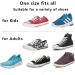Aiboxin Elastic No Tie Flat Shoe Laces for Sneakers - Stretch Tieless Shoelaces for Kids & Adults - 1 Pair, Black - Buy Online on GoSupps.com