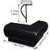 Dock Edge Air Cushion Premium Outside Corner Dock Guard - Black - Buy Online on GoSupps.com
