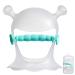 Rosixehird baby hand bite ring-easy-to-use baby bite ring made of silicone-wrist handlebar rings baby cottage baby tooth toy silicone tooth toy for babies green