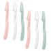 Make-up tool 6 pieces of foldable eyebrow cutter hair cutting blades Face razor for women foldable eyebrow razor disposable ladies razor ladies-eyes brow cutter