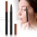 Magic Eyebrow Pencil 2024 Upgrade Microblade Eyebrow Pen Dual-Ended Microblading Eyebrow Pen Waterproof and Long Lasting Eye Brow Pencils for Natural Like Effect Brows (2#Black)