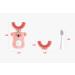 Kids Electric U-Shaped Toothbrush with 3 Brush Heads | 3 Cleaning Modes & Timer | Ages 2-8 | Toddler Automatic Toothbrush (Pink) - Buy Online on GoSupps.com