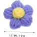 Beavorty 30 Pcs Hairpin Accessories Toddler Stuff Yarn Flower Buttons Headdress Diy Props The Flowers Child 1 count (Pack of 1) Assorted Color 4x3pcs - Buy Online on GoSupps.com