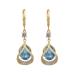 Women-girl lymph earrings lymphatic earrings crystal earrings slimming magnetogen earrings weight loss earrings that strengthen the body for women lymph detoxification (a)