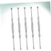 5pcs Healvian Stainless Steel Ear Cleaner Set for Earwax Removal and Ear Cleaning - Metal Silver Earpick Set - Buy Online on GoSupps.com