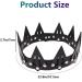 KIPETTO Leather Crown Unisex King Queen Gothic Crown for Halloween Masquerade Cosplay Wedding Birthday Party Costume - Buy Online on GoSupps.com